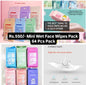 Mini Wet Face Wipes Pack