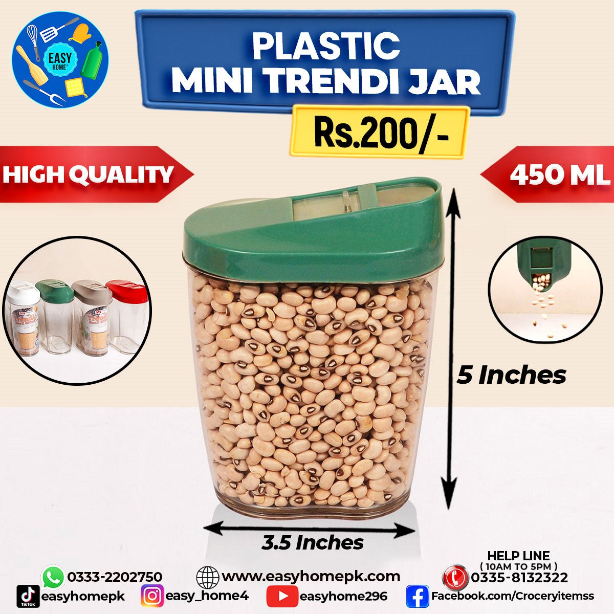 High Quality Mini Trendi Jar