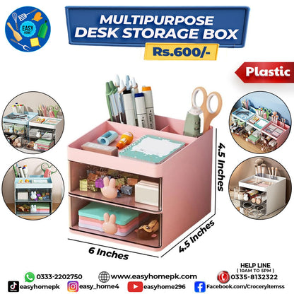 Multipurpose Desk Storage Box