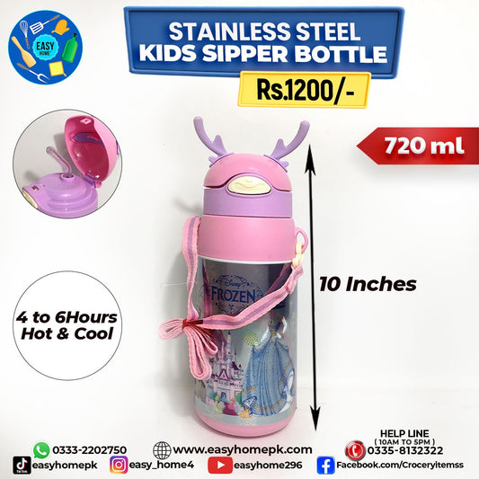 Stainless Steel Kids Sipper Bottle