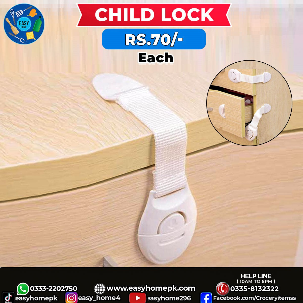 Children Lock Child Safety Lock – EASY HOME