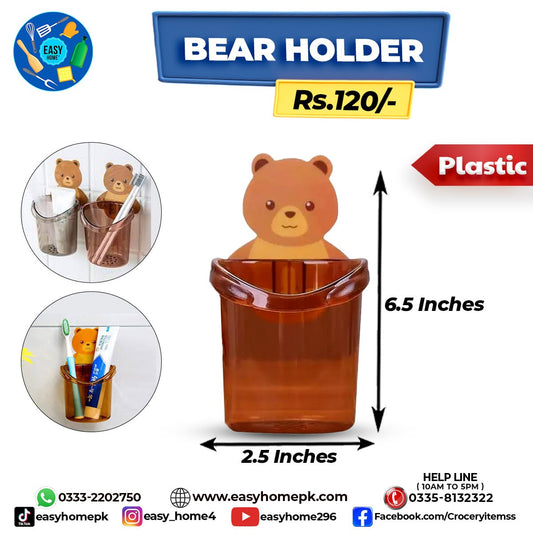 Bear Tooth Brush Holder