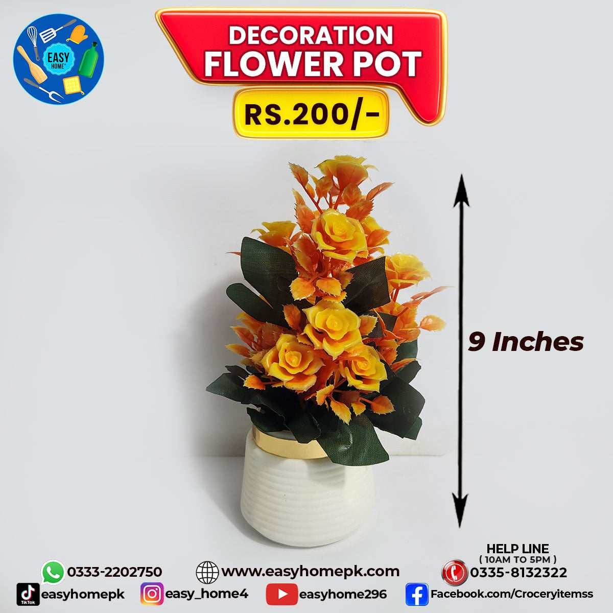 Decoration Flower Pot - Large