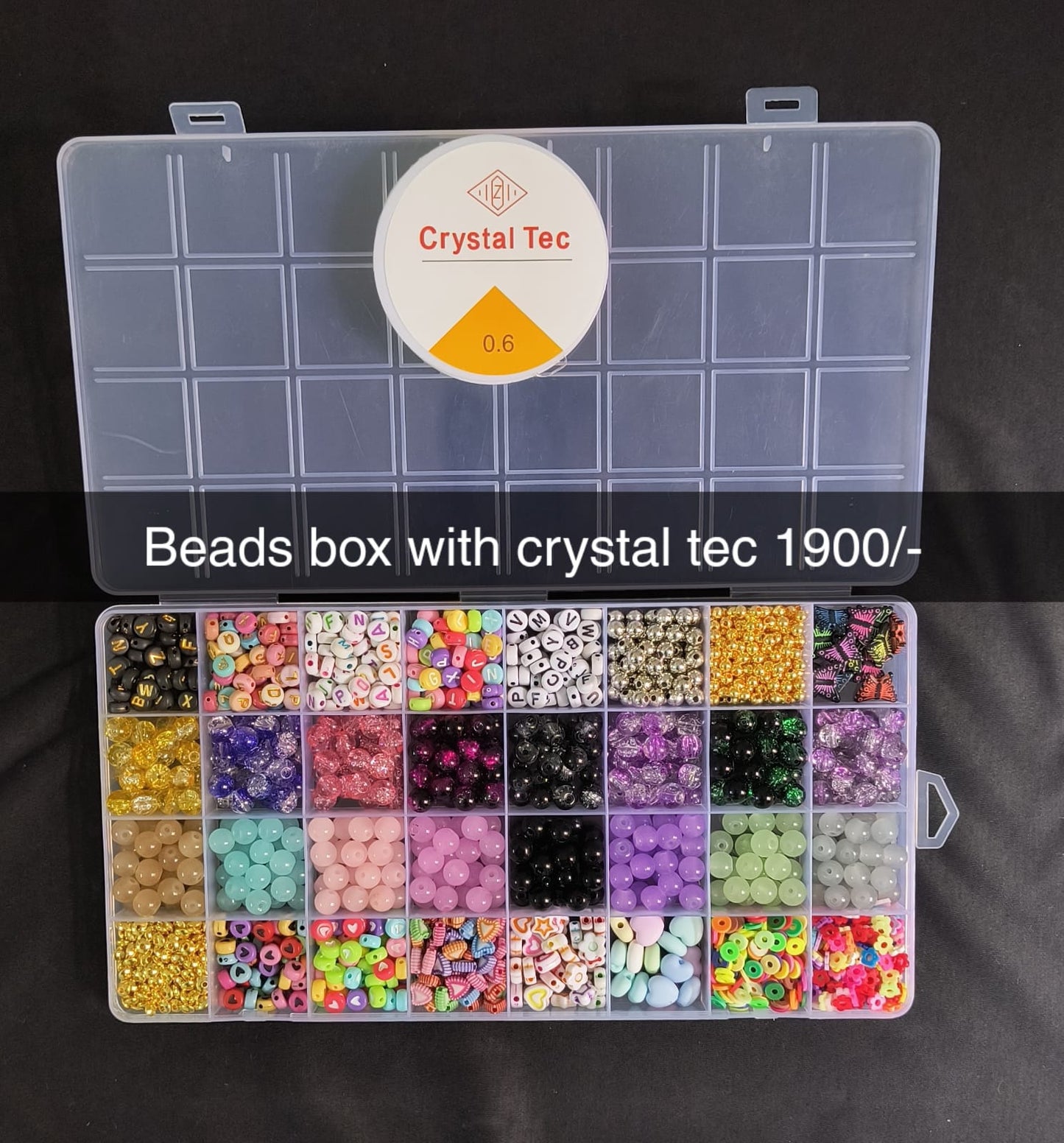 Beads Box With Crystal Tec