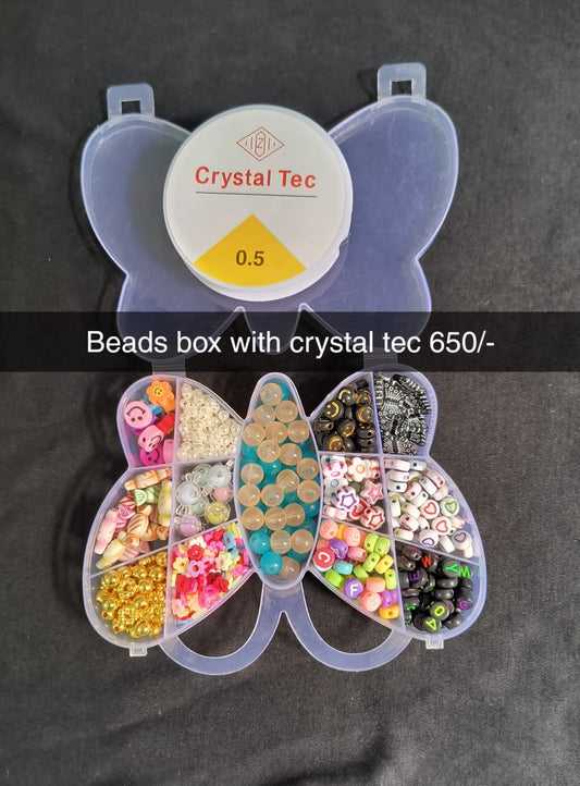 Beads Box With Crystal Tec