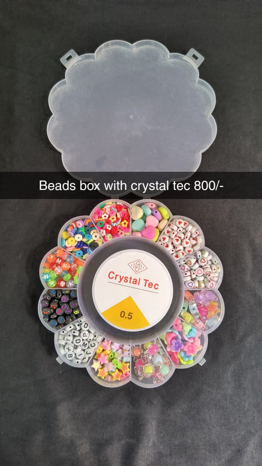 Beads Box With Crystal Tec