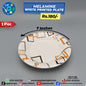 Melamine White Printed Plate