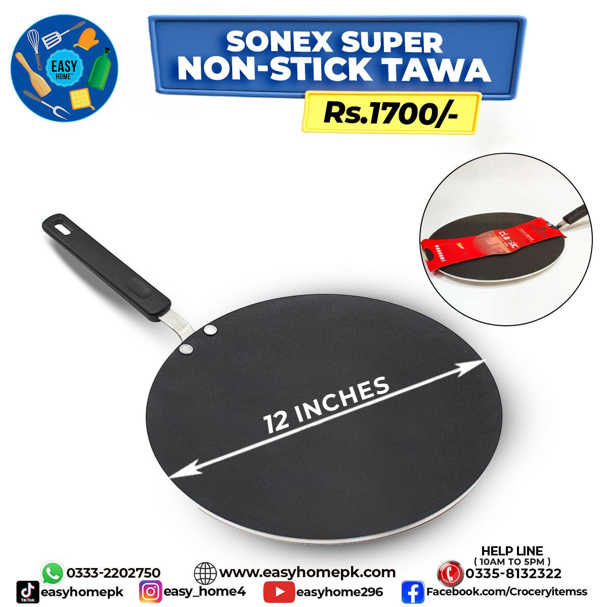 Sonex Super Non-Stick Tawa