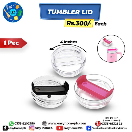 Tumbler Lid / Cap / Transparent