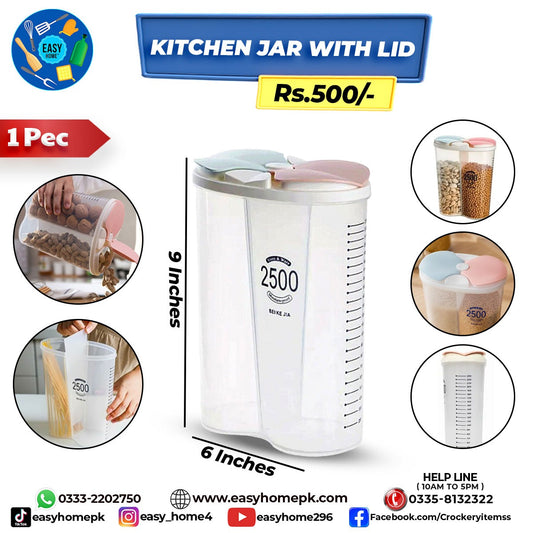 Kitchen Jar With Lid