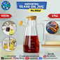 Imported Glass Oil Jug - 900 ML