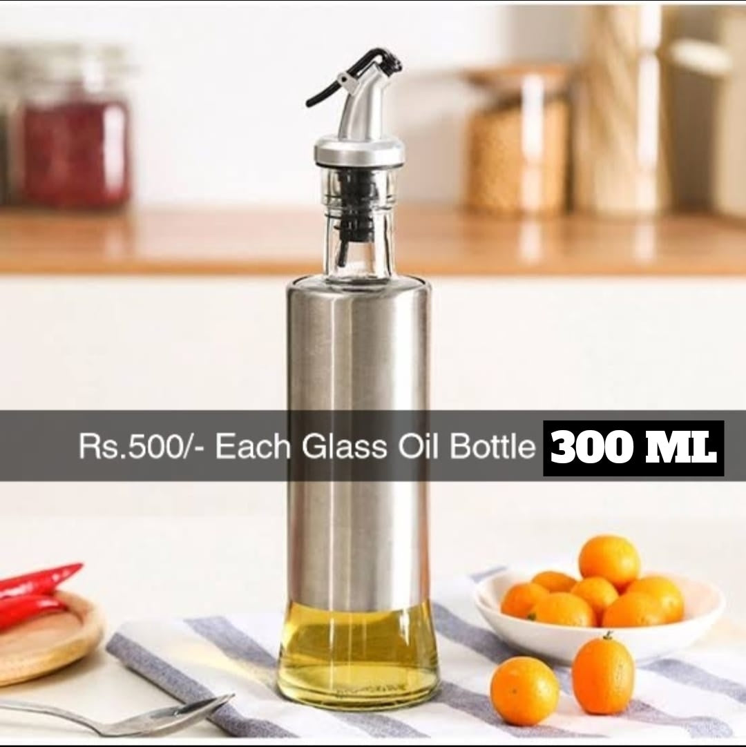 Glass Oil Bottle