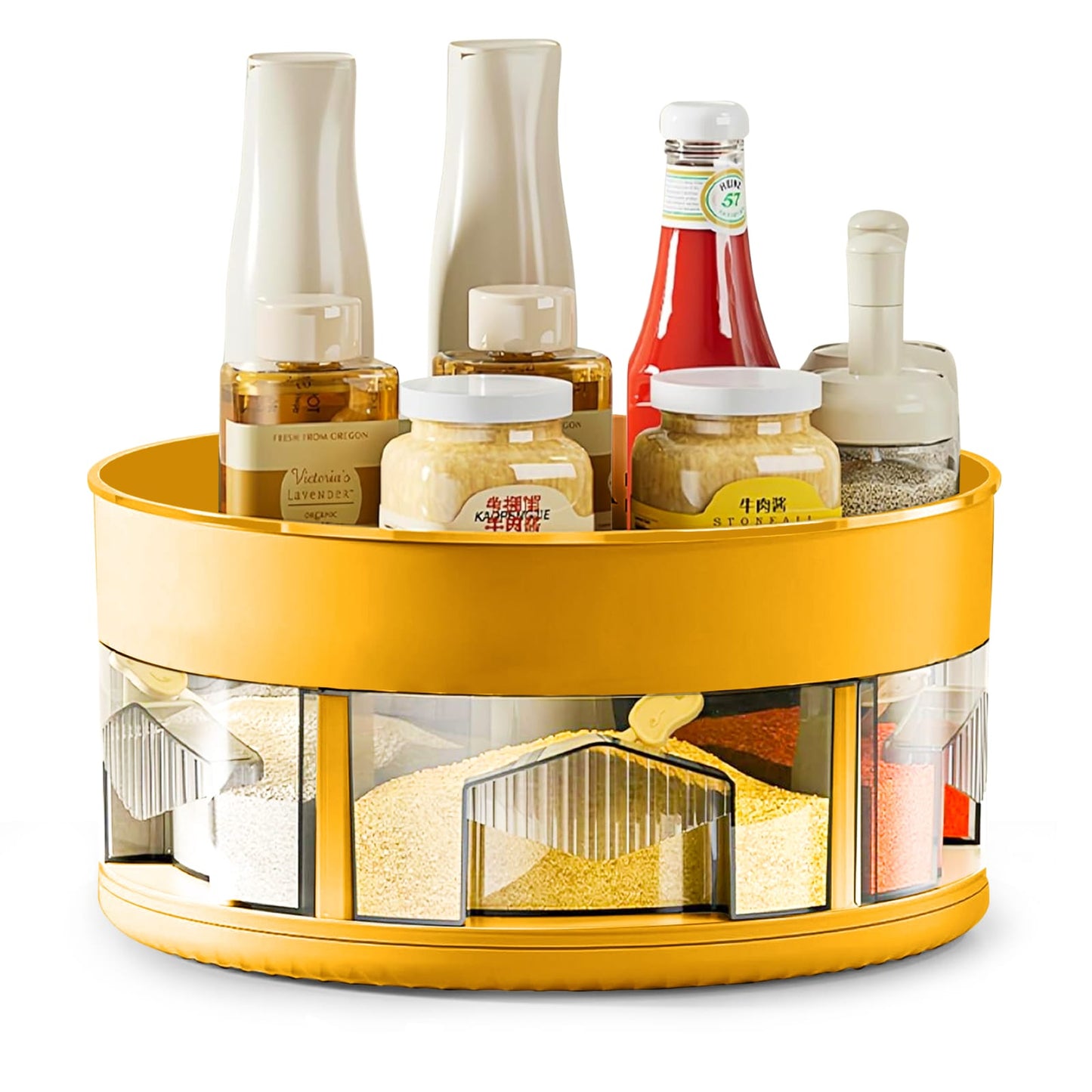 Rotateable Tray With Masala Box