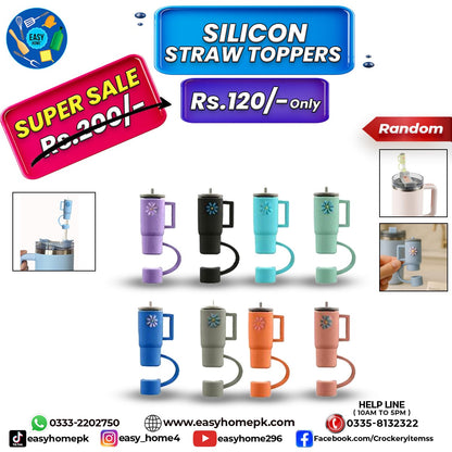 Silicon Straw Topper