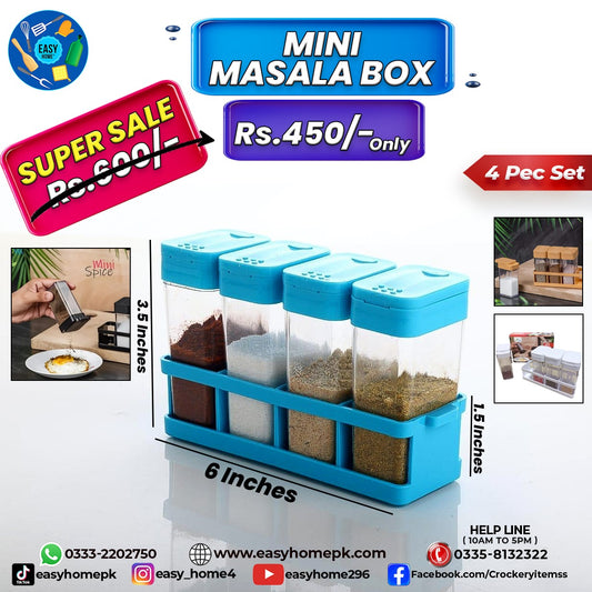 Mini Masala Box 4 Pcs Set