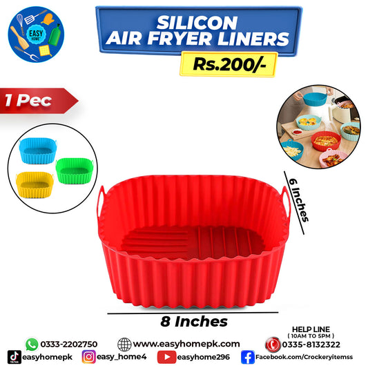Silicon Air Fryer Liners - Square