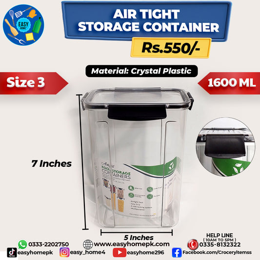 Air Tight jar - 1600 ml
