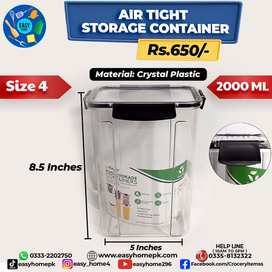 Air Tight jar - 2000 ml