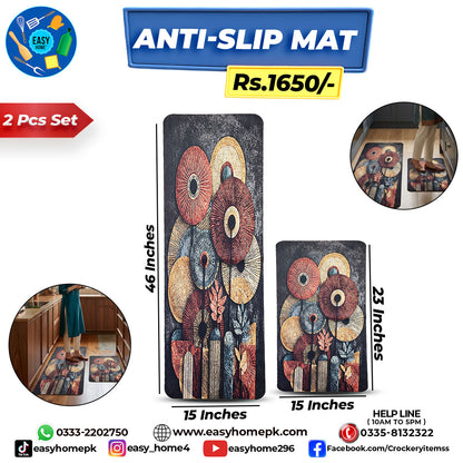 Anti-slip Mat 2-Pcs Set
