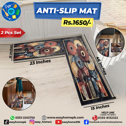 Anti-slip Mat 2-Pcs Set