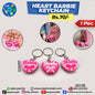 Heart Barbie Keychain