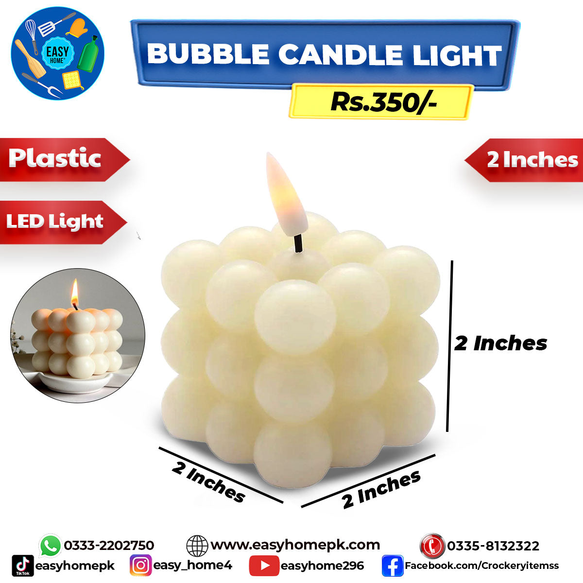 Bubble Candle Light