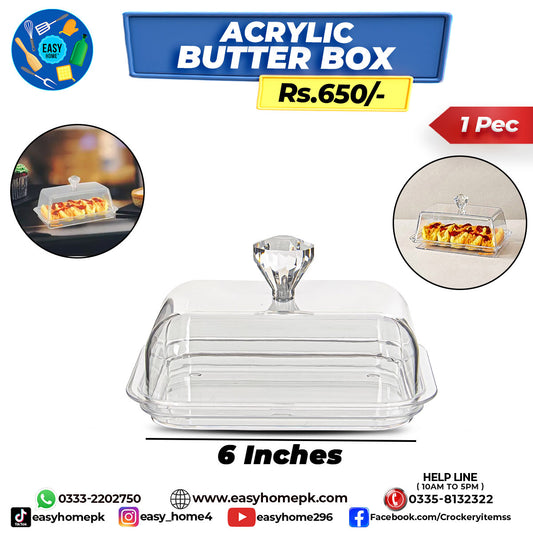 Acrylic Butter Box