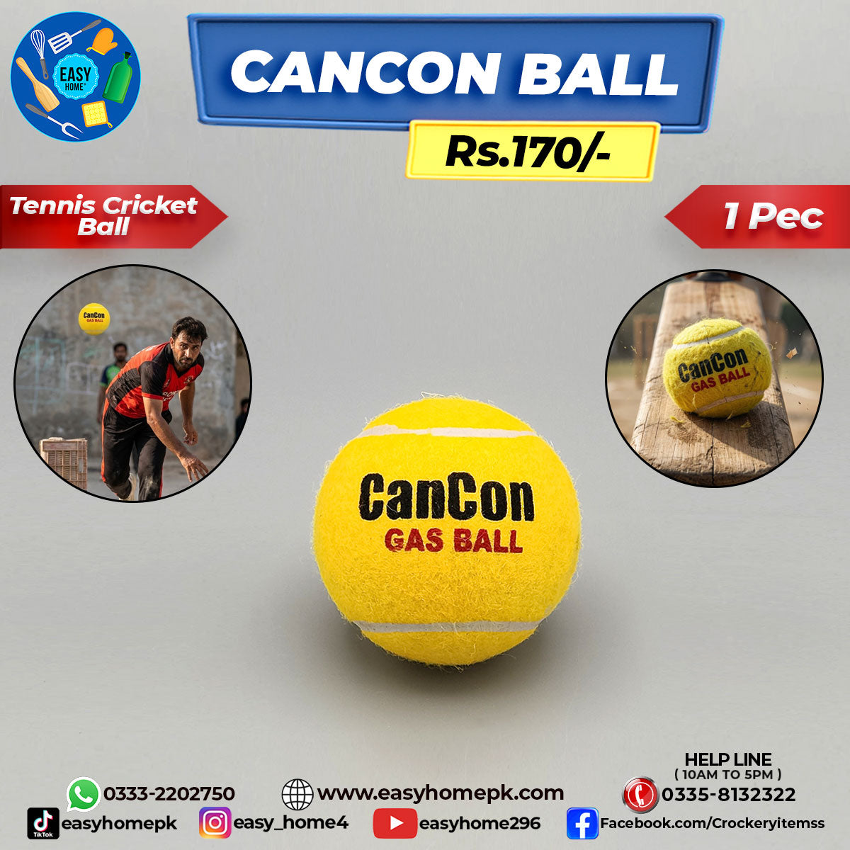 Cancon Cricket Ball