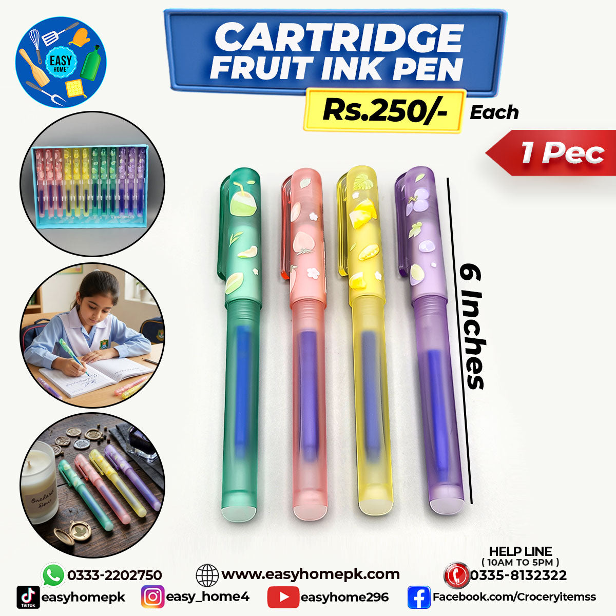 Cartridge Fruit Ink Pen