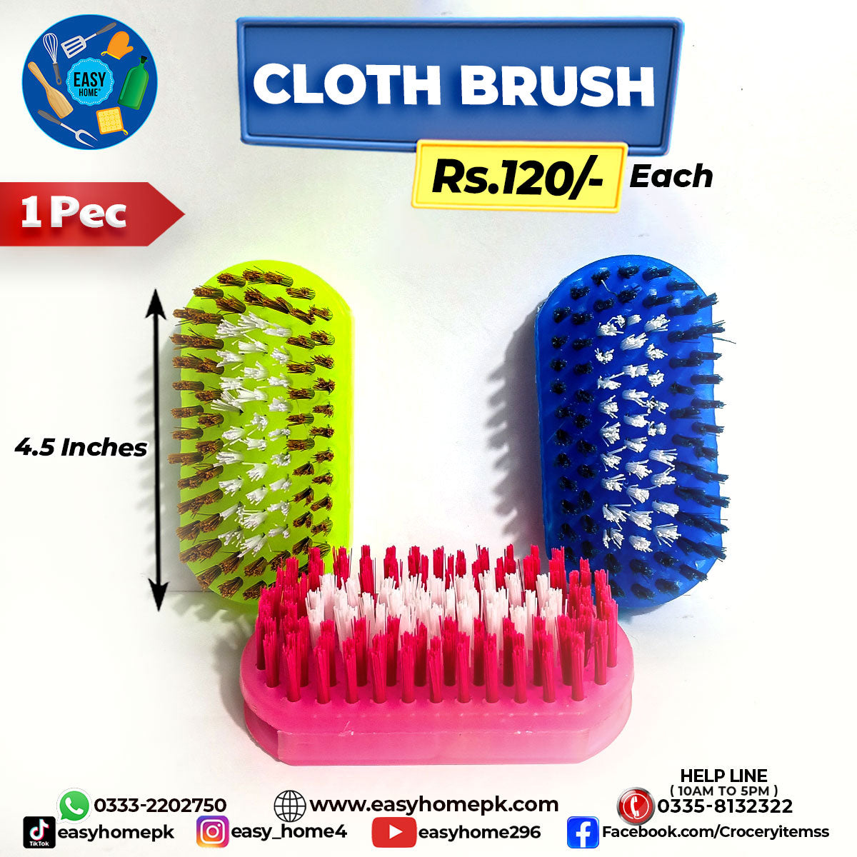 Plastic Cloth Brush