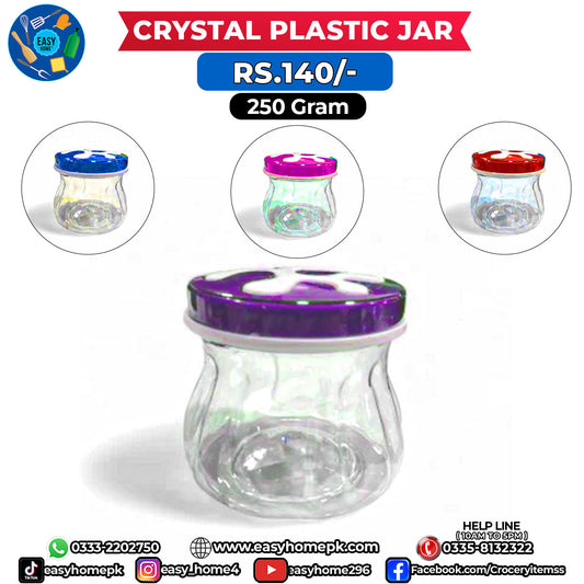 Crystal Plastic Jar / Spice Jar