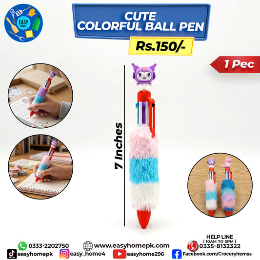 Cute Colorful Ball Pen