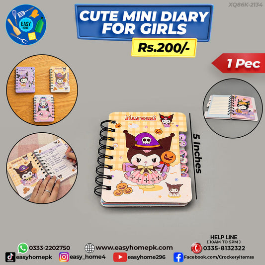 Cute Mini Diary For Girls