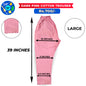 Dark Pink Ladies Cotton Trouser-Large