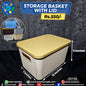 Storage Basket With Lid