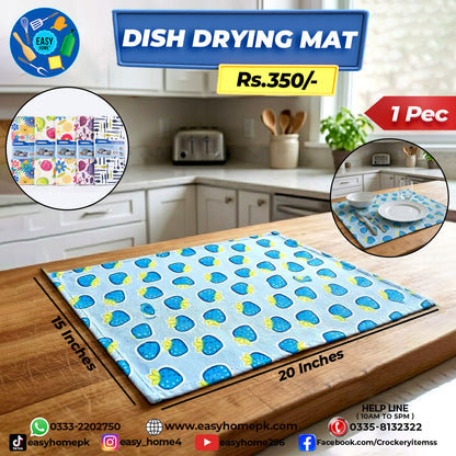 Sink Dish Drying Mat