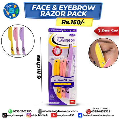 Face & Eyebrow Razor Pack