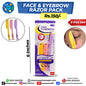 Face & Eyebrow Razor Pack
