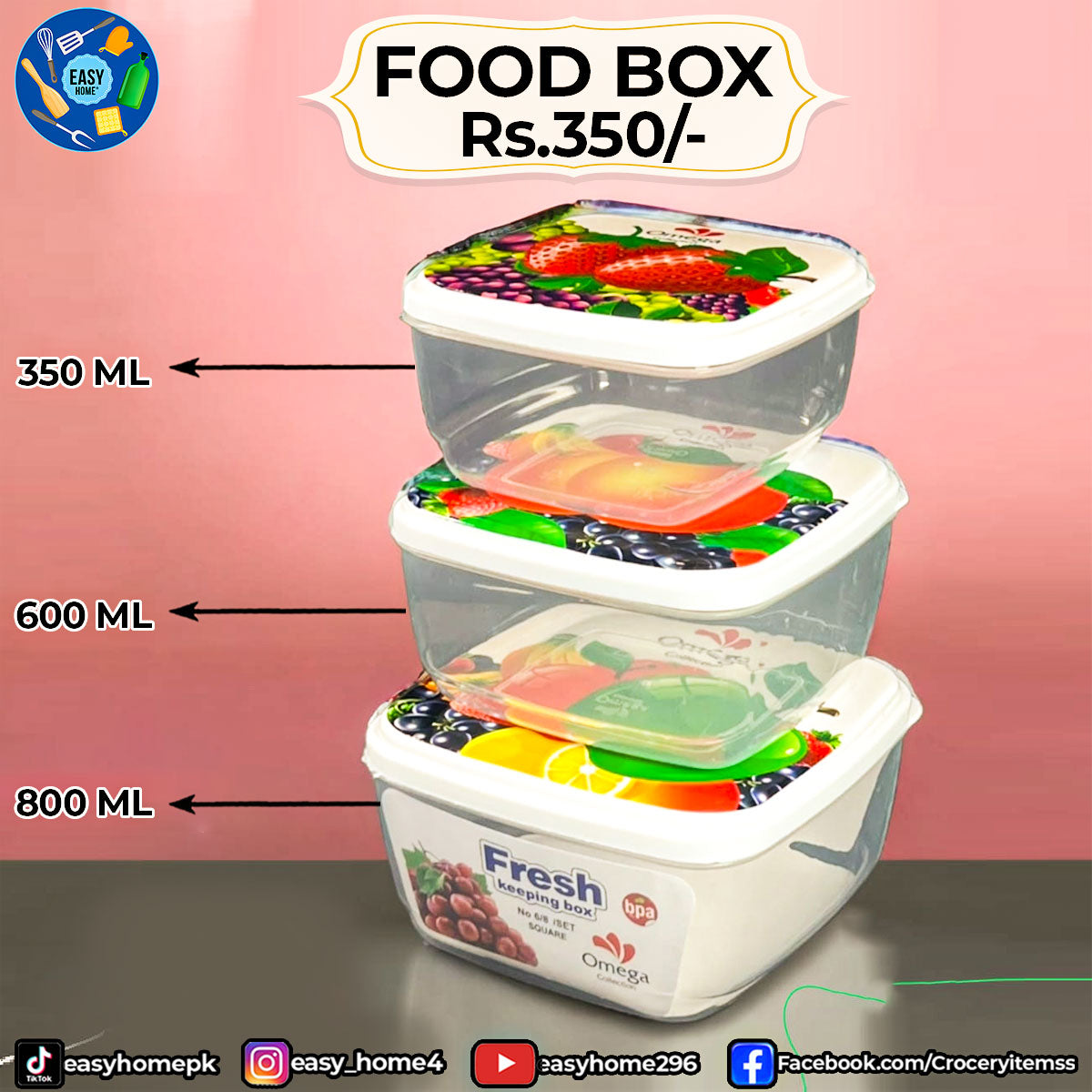 Food Boxes Set – EASY HOME