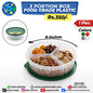 3 Portion Box Food Grade Plastic