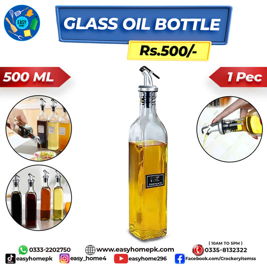 Glass Oil Bottle