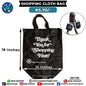 Shopping Cloth Bag - Black
