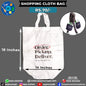 Shopping Cloth Bag - White
