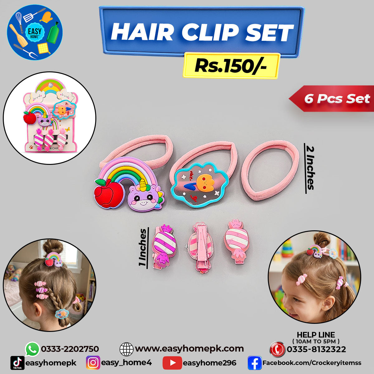 Hair Clip Set