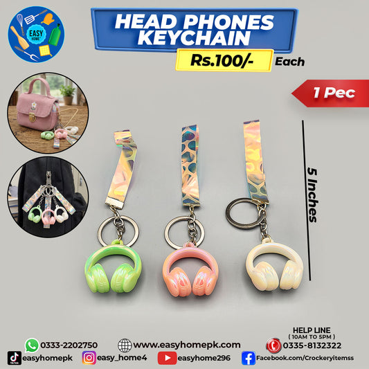 Head Phones Keychain
