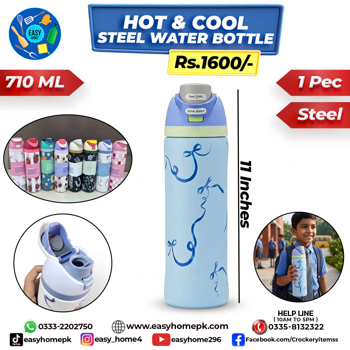 Hot & Cool Steel Water Bottle