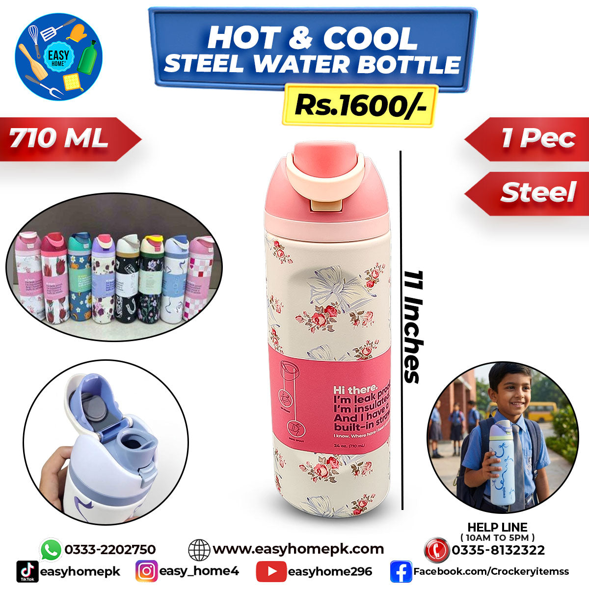 Hot & Cool Steel Water Bottle