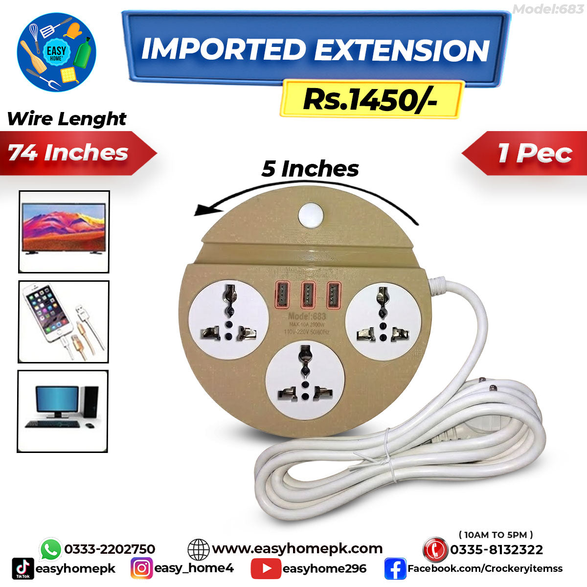 Imported Charging Extension / Socket