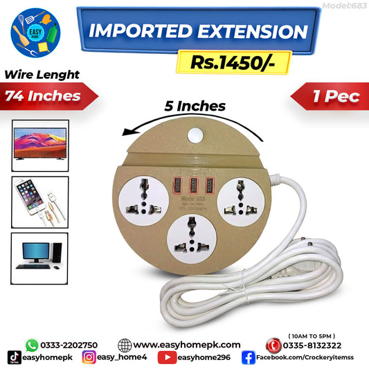 Imported Charging Extension / Socket