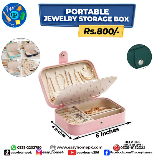 Portable Jewelry Storage Box